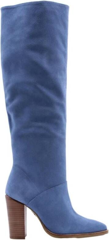 Bronx Enkellaarsjes Blauw Dames