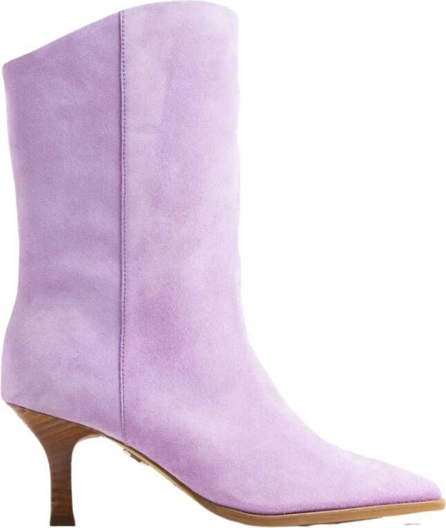 Bronx schoenen laarzen , Paars, Dames