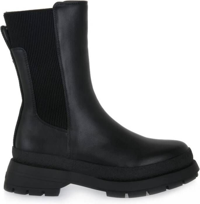 Buffalo Chelseaboots Zwart Dames