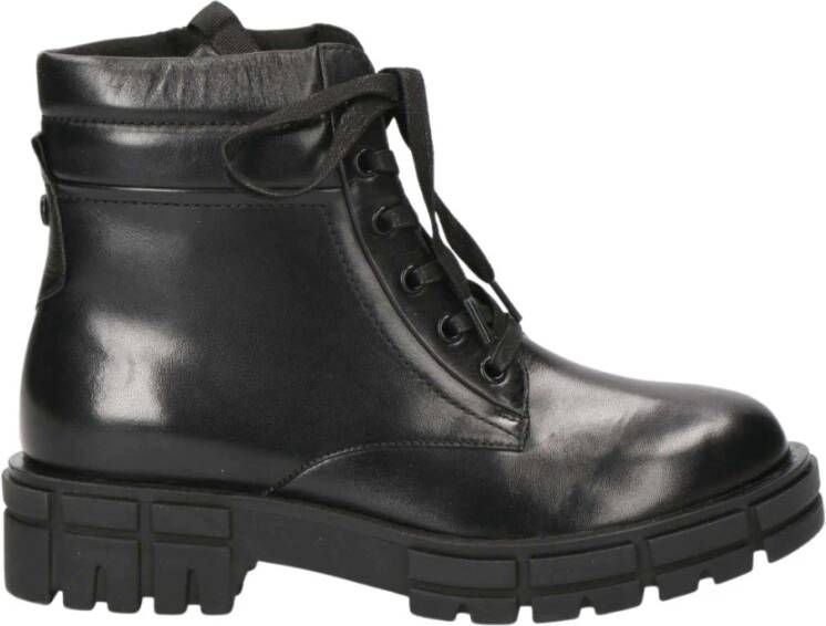 Caprice Casual Leather Booties , Zwart, Dames