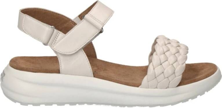 Caprice nude casual open sandals , Beige, Dames