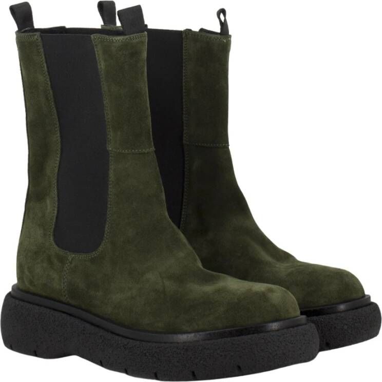 Carmens Chelseaboots Groen Dames