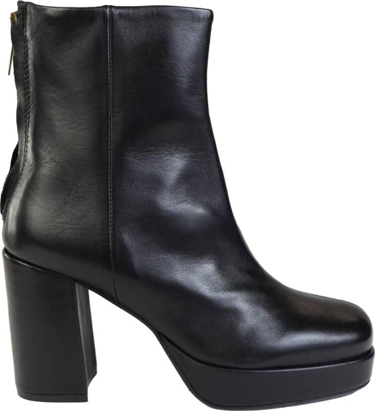 Carmens Enkel laarzen , Zwart, Dames