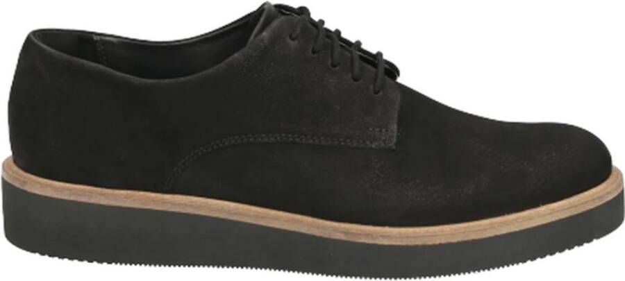 Clarks Veterschoenen Zwart Dames