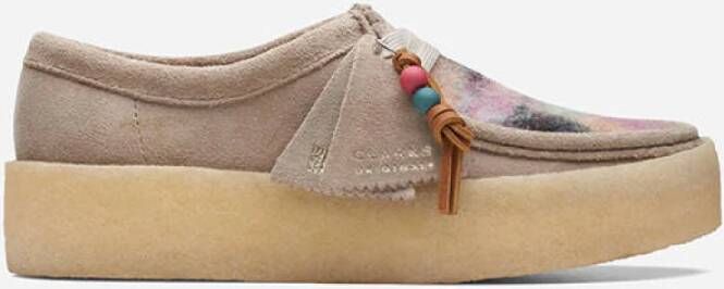 Clarks Veterschoenen Beige Dames