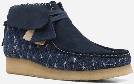 Clarks Veterschoenen Blauw Dames