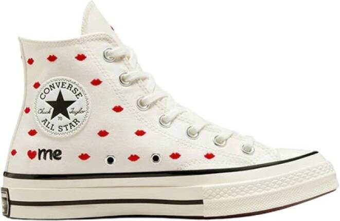 Converse Sneakers Chuck 70 HI A01601C , Beige, Dames