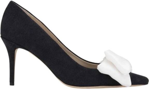 Custommade Aljo denim tafta schoenen , Zwart, Dames