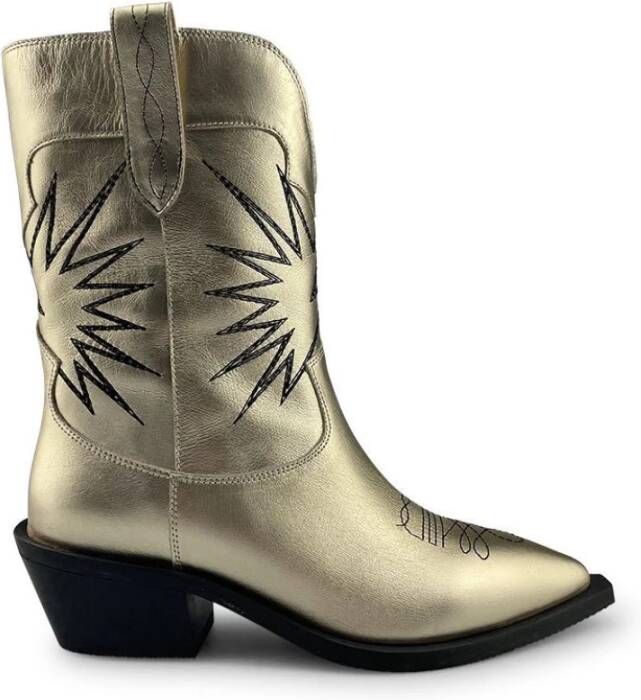Deabused Cowboylaarzen Geel Dames