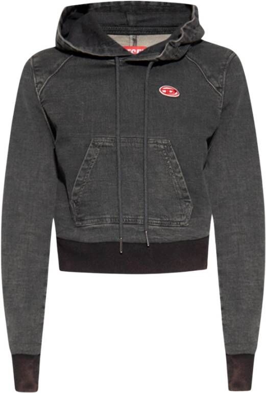 Diesel Hoodies & Sweatvesten Grijs Dames
