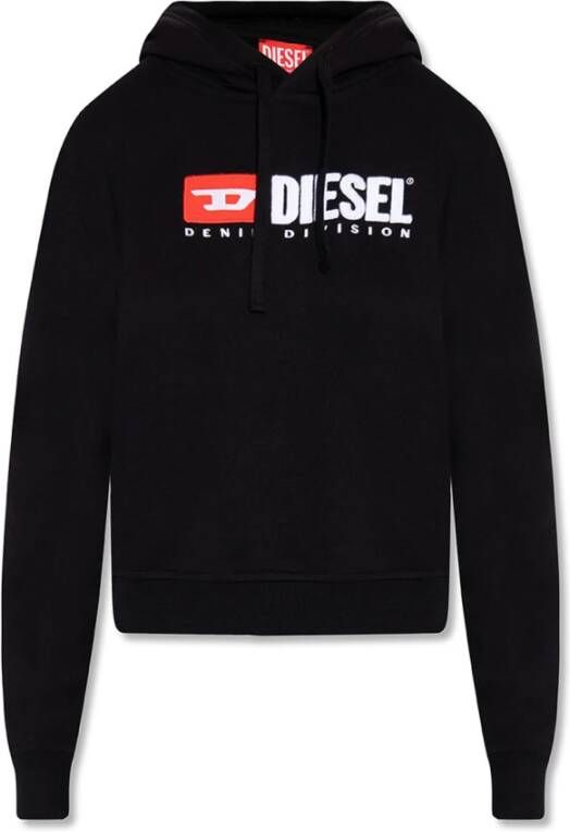 Diesel F Reggy Hood Diva sweatshirt , Zwart, Dames