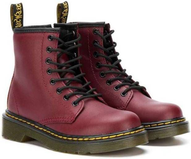 Enkellaarsjes laarzen in de kleur rood voor dames | FASHIOLA.be