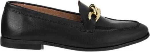 Dwrs Havana chain Mocassins | Black , Zwart, Dames