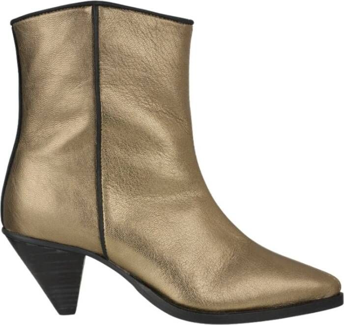 Dwrs Miley Western enkellaarsjes , Geel, Dames