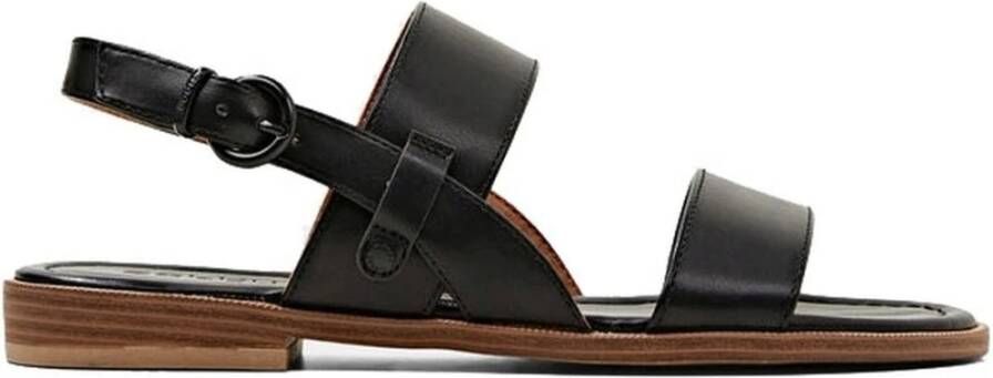 Esprit Platte sandalen , Zwart, Dames