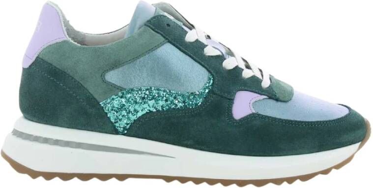 Floris van Bommel Sneakers , Groen, Dames