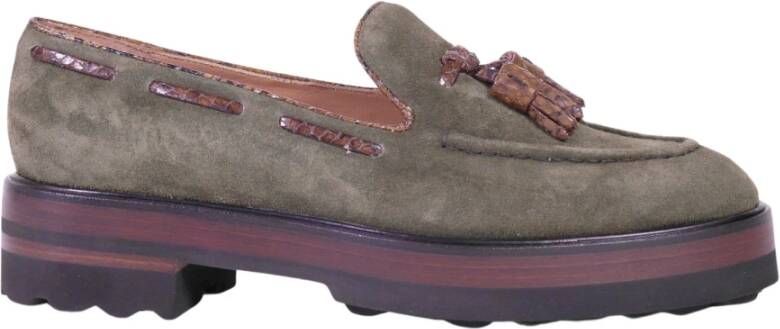 Fratelli Rossetti Loafers 39339 , Groen, Dames