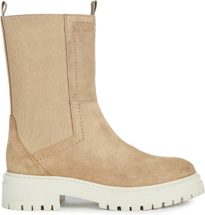 Geox Enkel laarzen , Beige, Dames