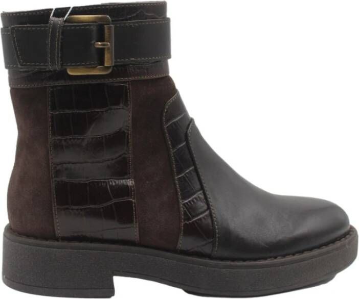 Geox Enkel laarzen , Zwart, Dames