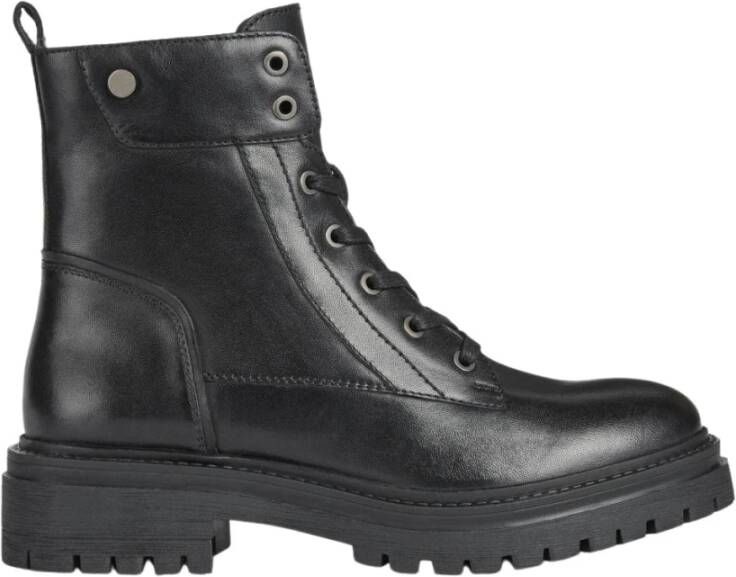 Geox Iridea Black Booties , Zwart, Dames