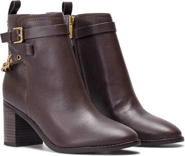 Guess Enkellaarsjes Bruin Dames