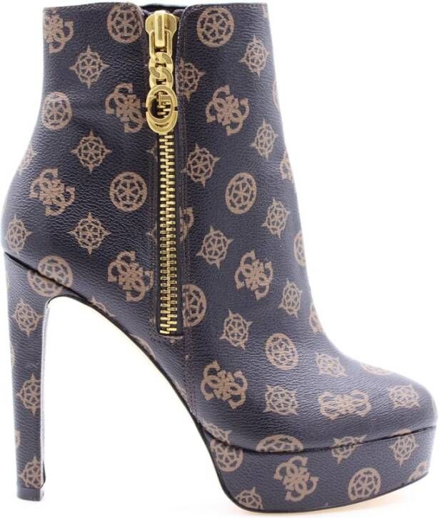 Guess Hakken laars delon , Bruin, Dames