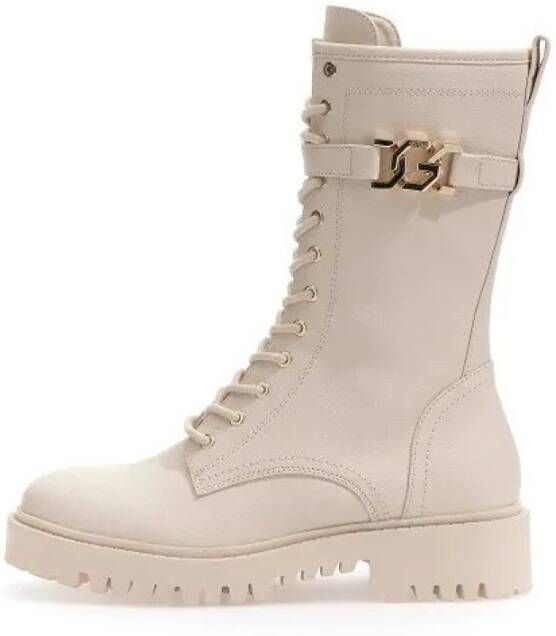 Guess Lace up Boots , Beige, Dames