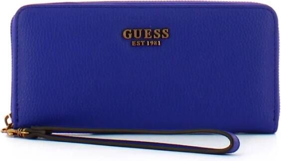 Guess Portemonnee/kaarthouder , Paars, Dames