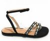 Guess Teagin sandal with ankle strap DS22Gu59 fl6tgnpel03 , Zwart, Dames online kopen