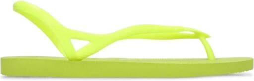 Havaianas Platte sandalen , Geel, Dames