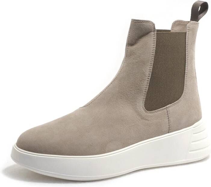 Hogan Chelsea laarzen , Beige, Dames