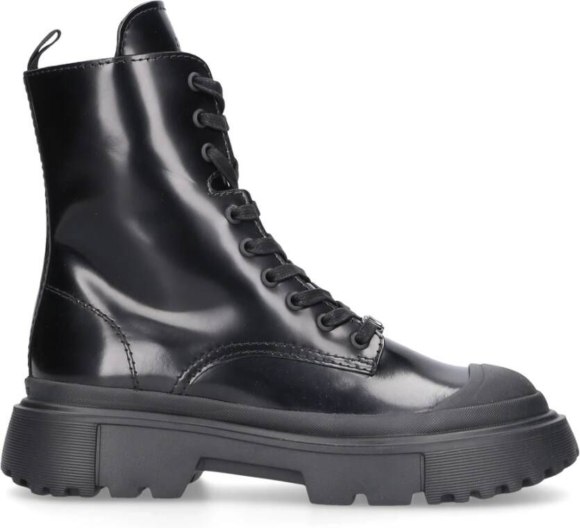 Hogan Enkellaarsjes Zwart Dames