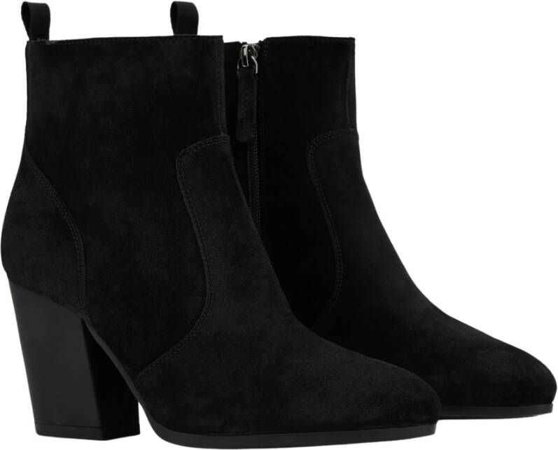 Hogan Enkellaarsjes Zwart Dames