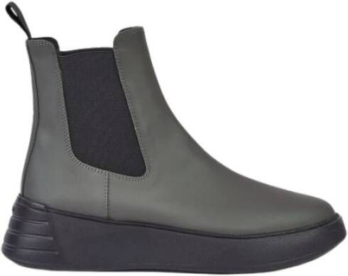 Hogan Kaki groene rebellen elasche laarzen , Groen, Dames