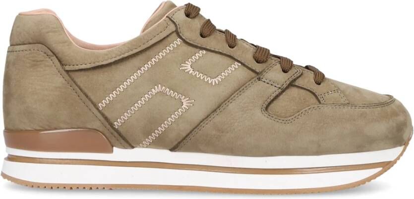 Hogan Lage sneakers H222 , Groen, Dames