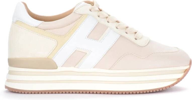 Hogan Sneakers H222 , Roze, Dames