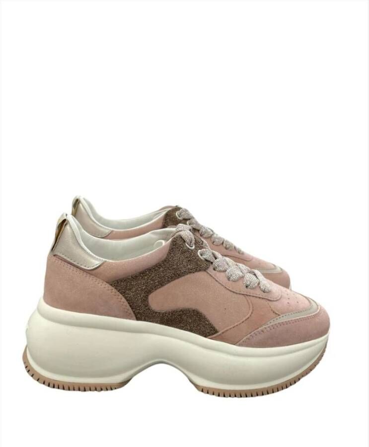 Hogan Sneakers , Roze, Dames