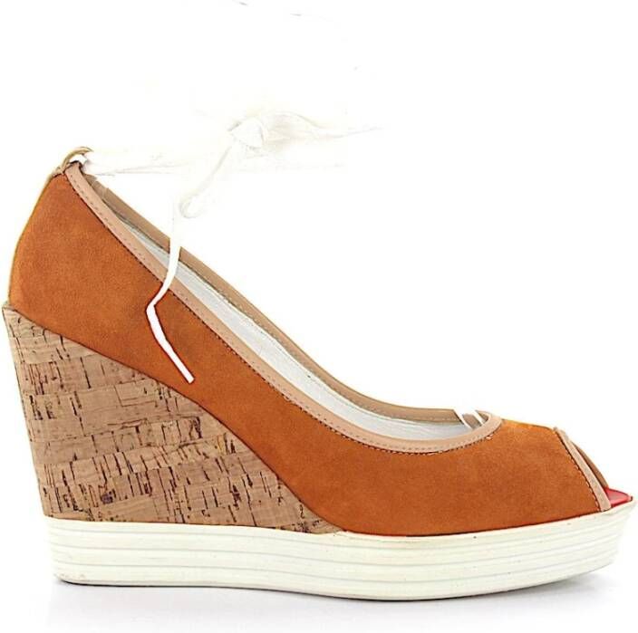 Hogan Sleehakken Oranje Dames