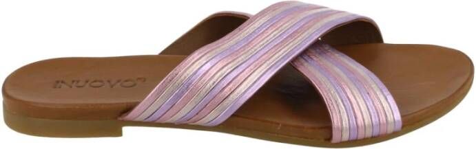 Inuovo Platte sandalen miinto 958e65a2af16cba6e3c3 , Roze, Dames