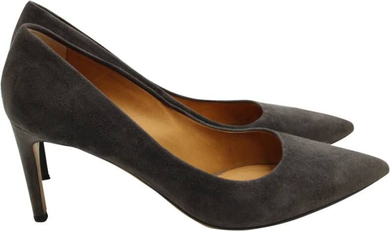 Isabel Marant klassieke pompen in grijze suede pompen in grijs Isabel Marant Pre owned, Grijs, Dames