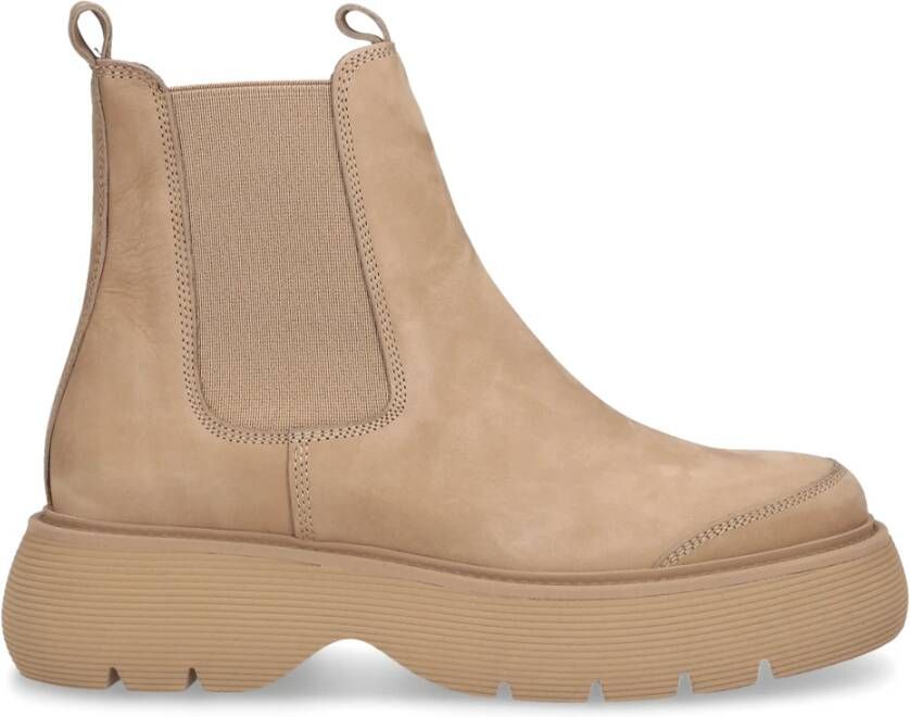 Kennel & Schmenger Chelsea laarzen , Beige, Dames