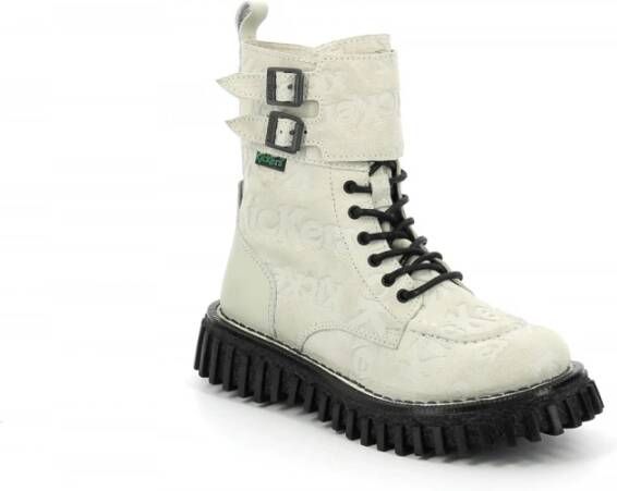 Kickers Akropol Boots , Wit, Dames