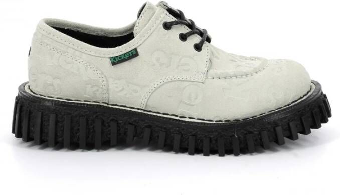 Kickers Veterschoenen Wit Dames