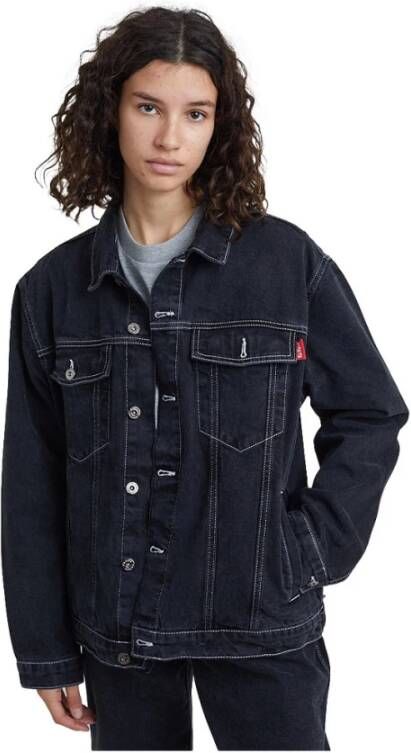 Kickers Spijkerjassen Blauw Dames