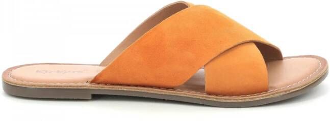 Kickers Slippers Oranje Dames