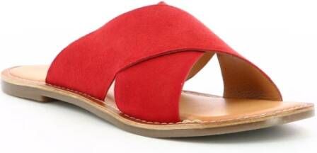 Kickers Slippers Rood Dames