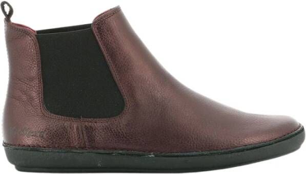 Kickers Chelseaboots Paars Dames