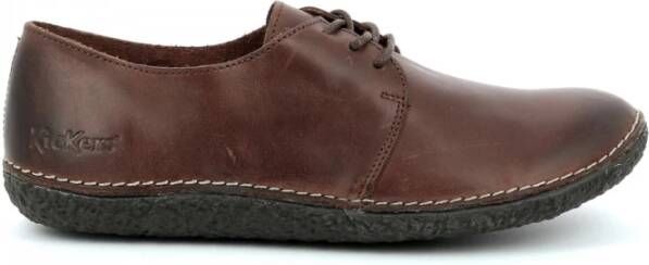 Kickers Holster Laced Shoes , Bruin, Dames