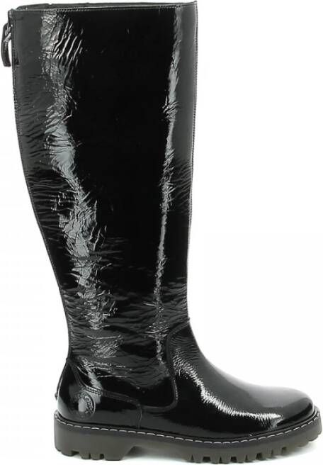 Kickers Kick Deckboot High Boots , Zwart, Dames