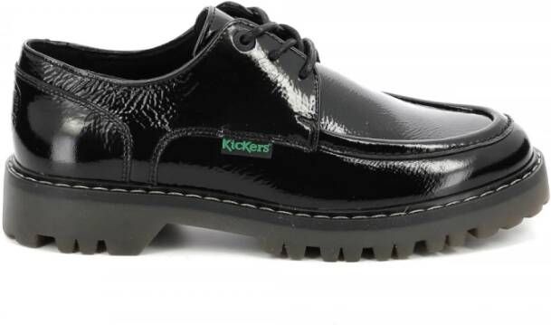 Kickers Kick Decklow Laced Shoes , Zwart, Dames